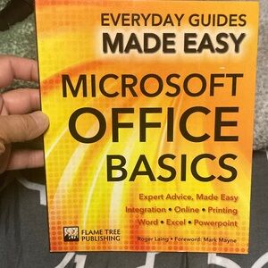 Microsoft Office Basics Book - Orange Cover